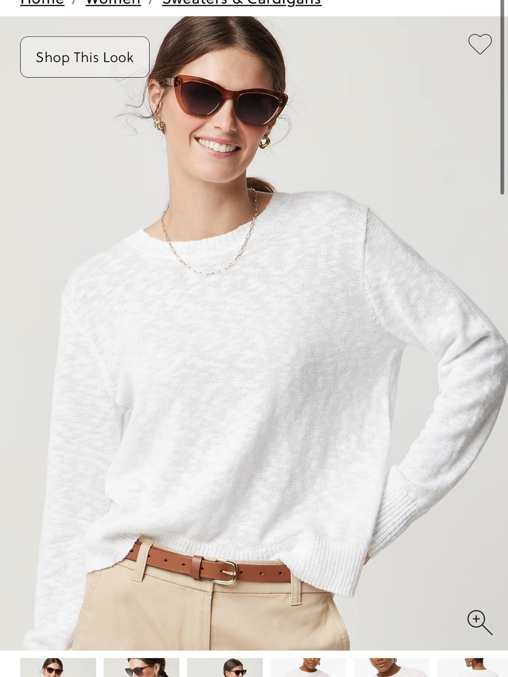 J Crew Crewneck beach sweater